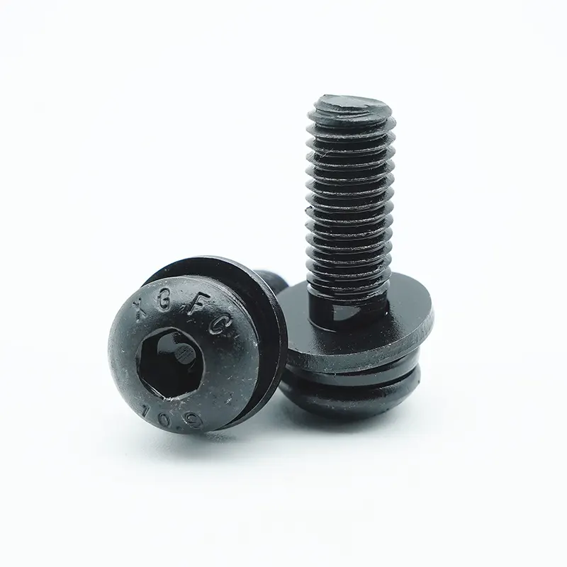 Oxid de oxid de butuc hex de oxid cu șuruburi combinate cu cap de cap