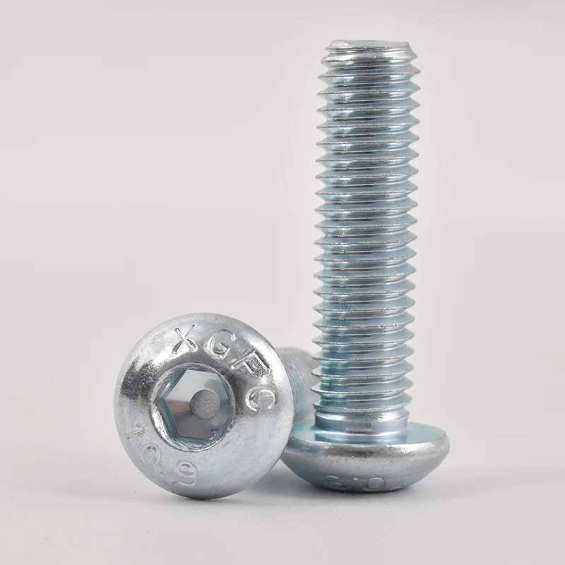 Șuruburi de cap cu priză hexagonală galvanizată