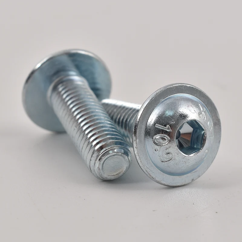 Galvanized Hex Socket Button Head Screws With Collar